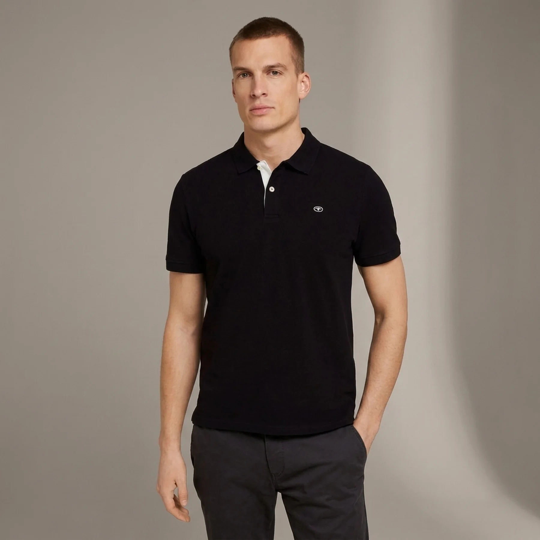 Поло 1027713-29999 Tom Tailor XXL Чорний