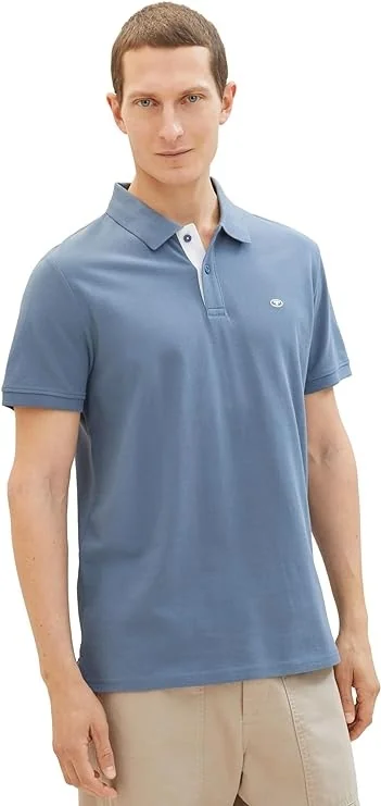 Поло Basic Polo Shirt 1031006-10441 Tom Tailor XXL Синій