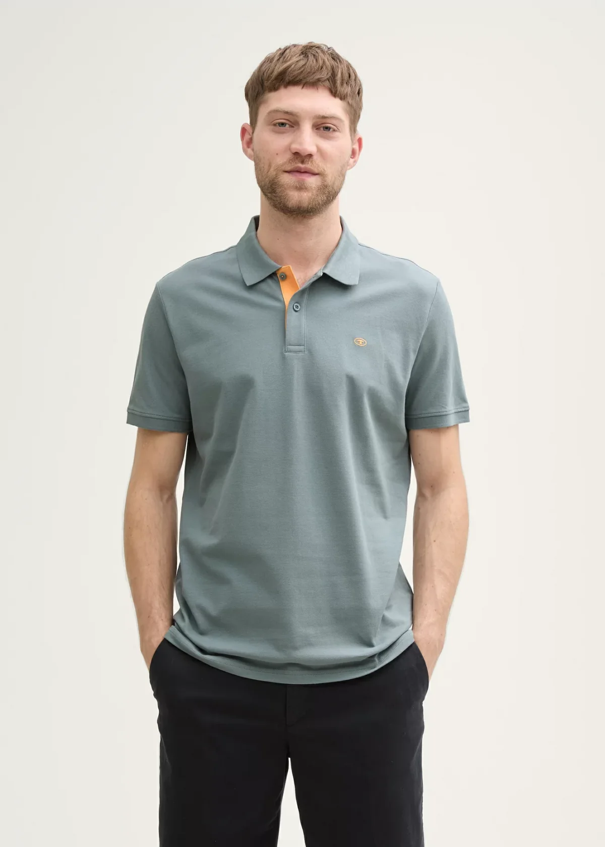 Поло Basic Polo Shirt 1031006-31090 Tom Tailor XXL Зелений