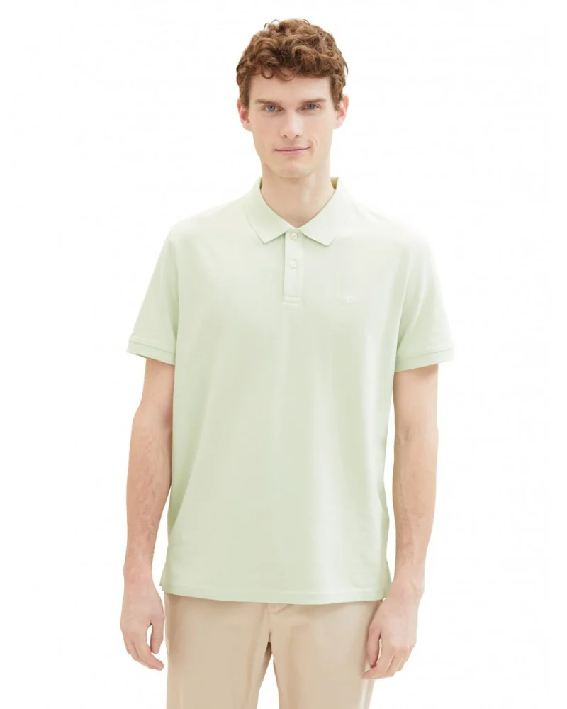 Поло Basic Polo Shirt 1031006-35169 Tom Tailor L Салатовий