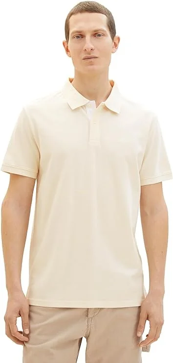 Поло Basic Polo Shirt 1031006-35767 Tom Tailor XXL Бежевий