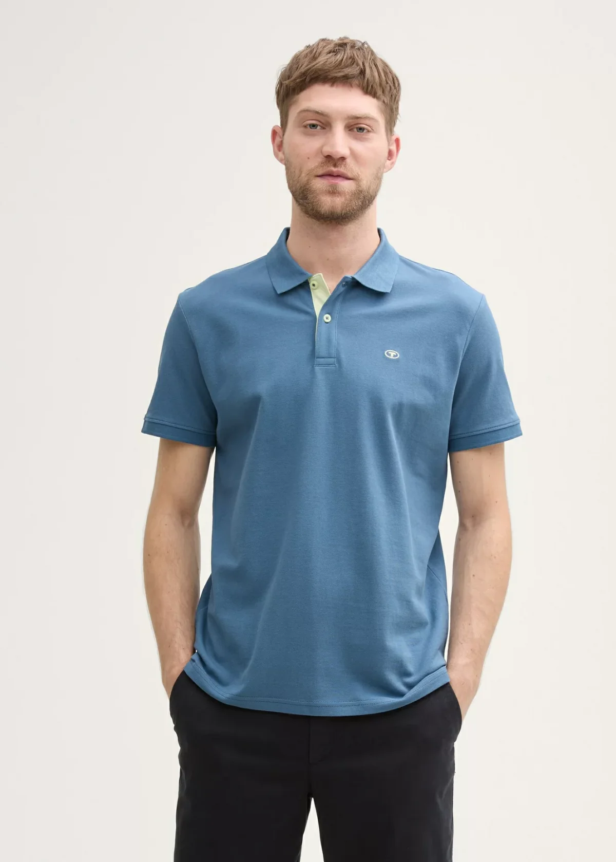 Поло Basic Polo Shirt 1031006-36985 Tom Tailor XXL Синій