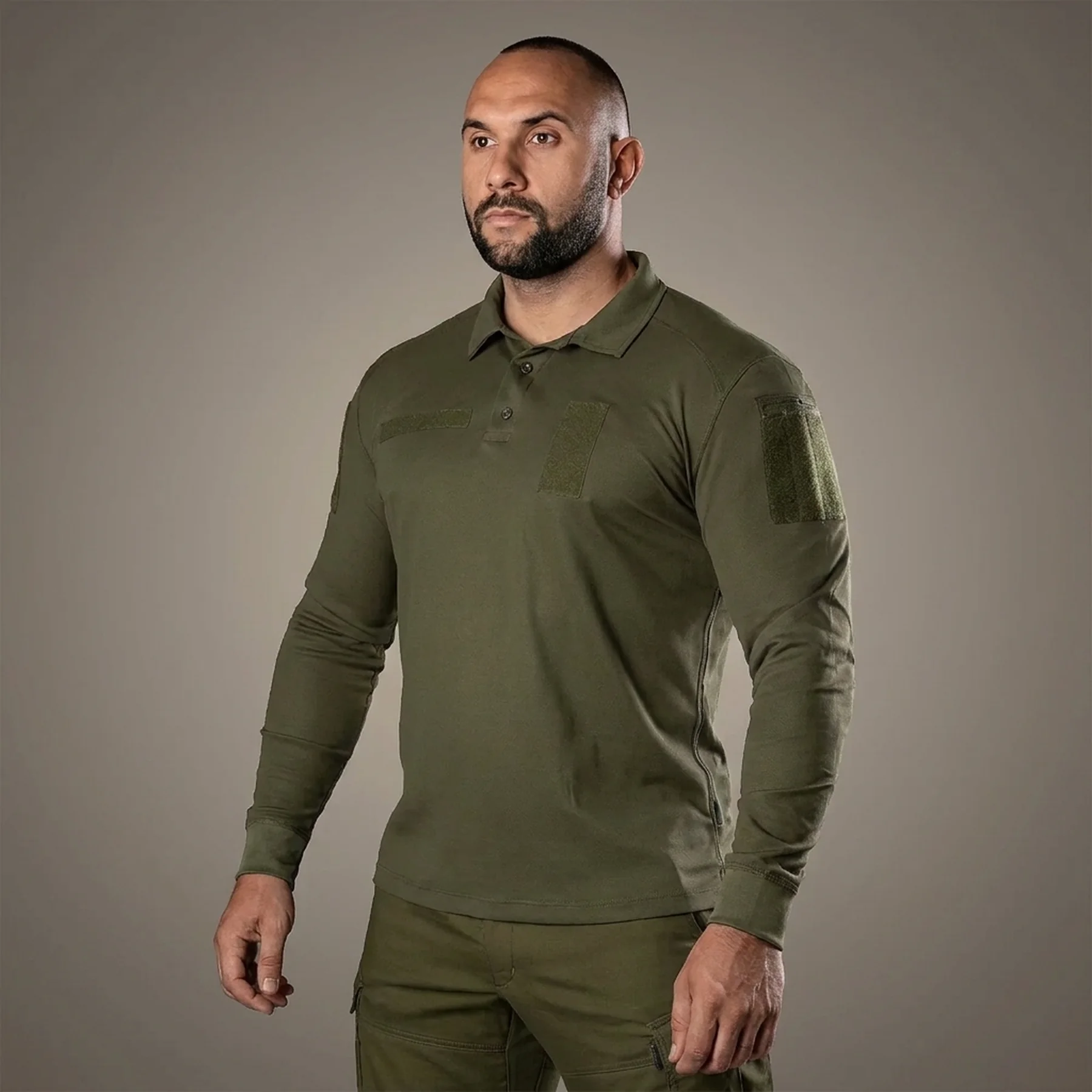 Поло Camotec Army ID Long CoolPass Pique LT