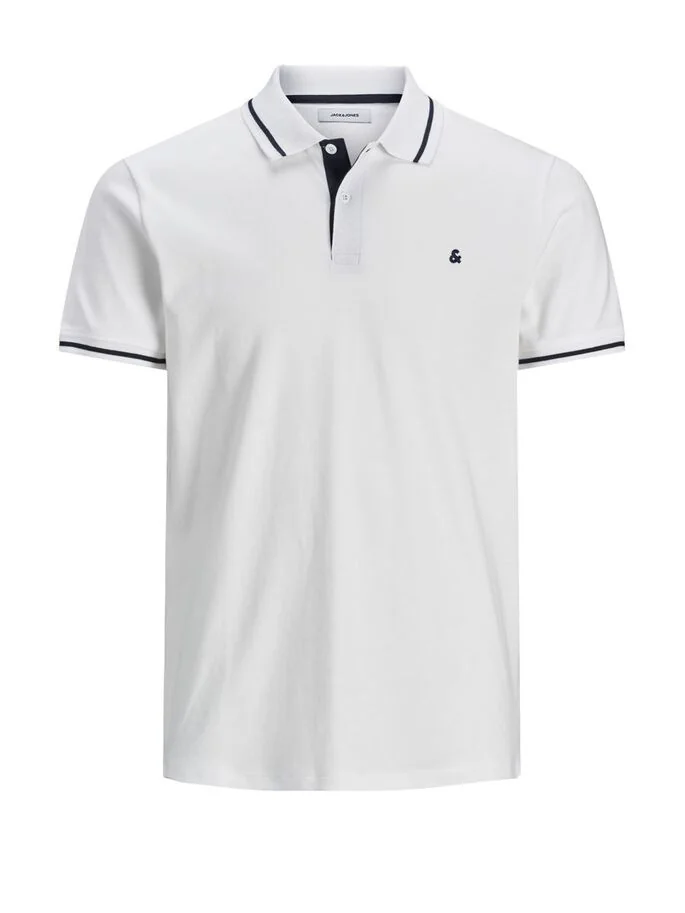 Поло JJEJERSEY POLO SS NOOS 12180891 White Jack & Jones XXL Білий