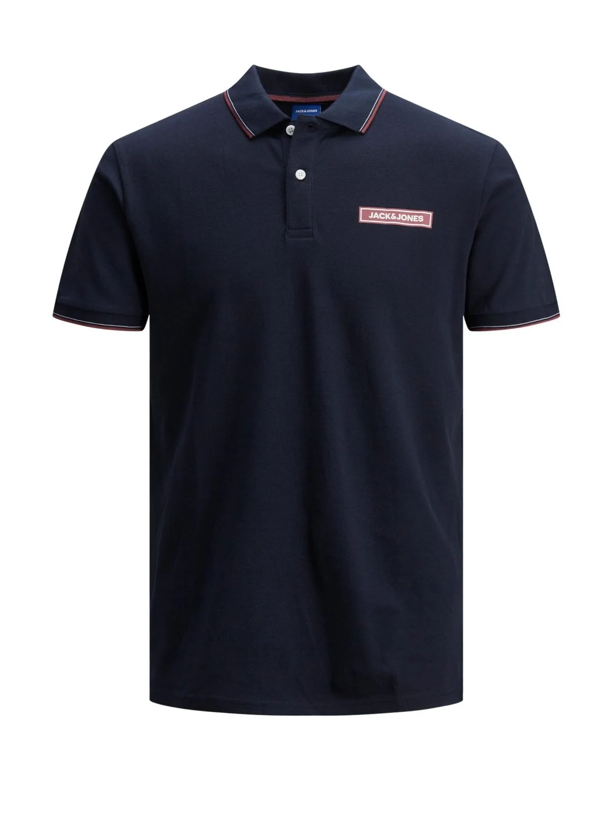 Поло JORLONDONS POLO SS UK 12186392 Navy Blazer Jack & Jones L Темно-синій