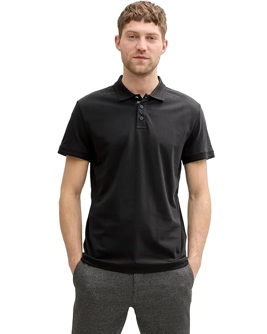 Поло Men's Polo Shirt 1045630-29999 Tom Tailor XXL Чорний
