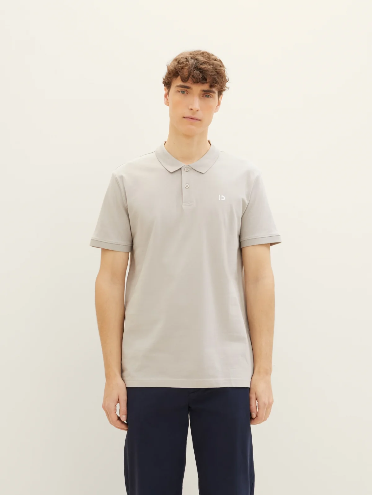 Поло mit Logo Print 1041184-11754 Tom Tailor XXL Бежевий