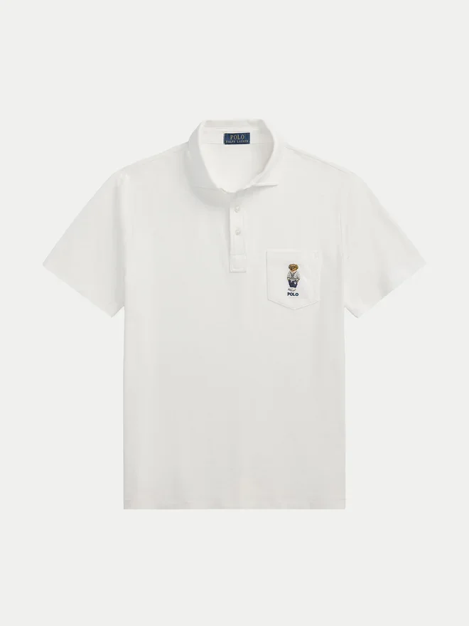 Поло Polo Ralph Lauren Custom Slim Polo Bear