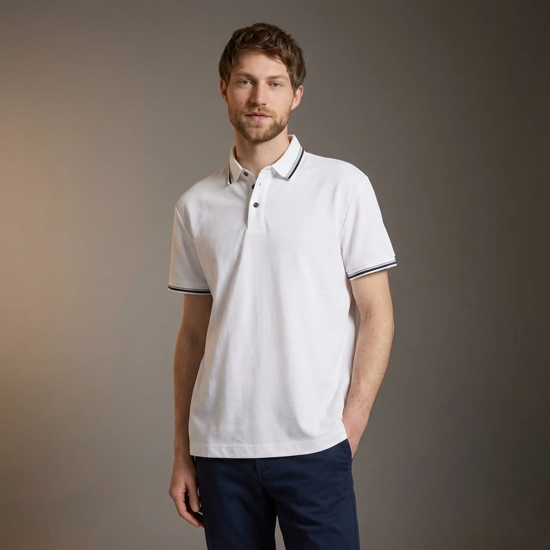 Поло Polo Shirt 1041795ХХ20000 Tom Tailor L Білий