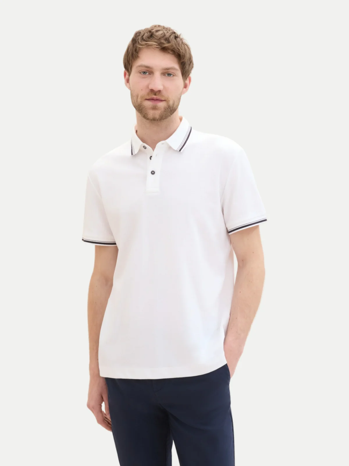 Поло Polo Shirt 1041795ХХ20000 Tom Tailor L Білий