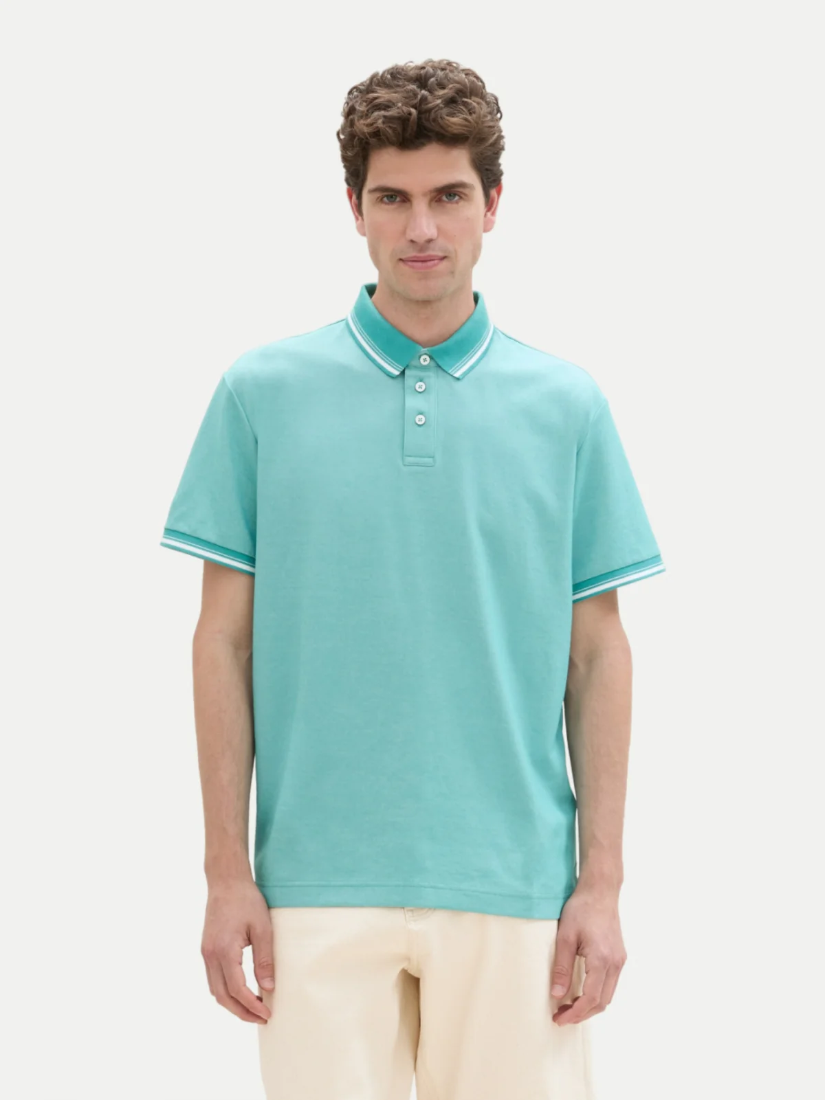 Поло Polo Shirt 1041795ХХ35272 Tom Tailor L Блакитний