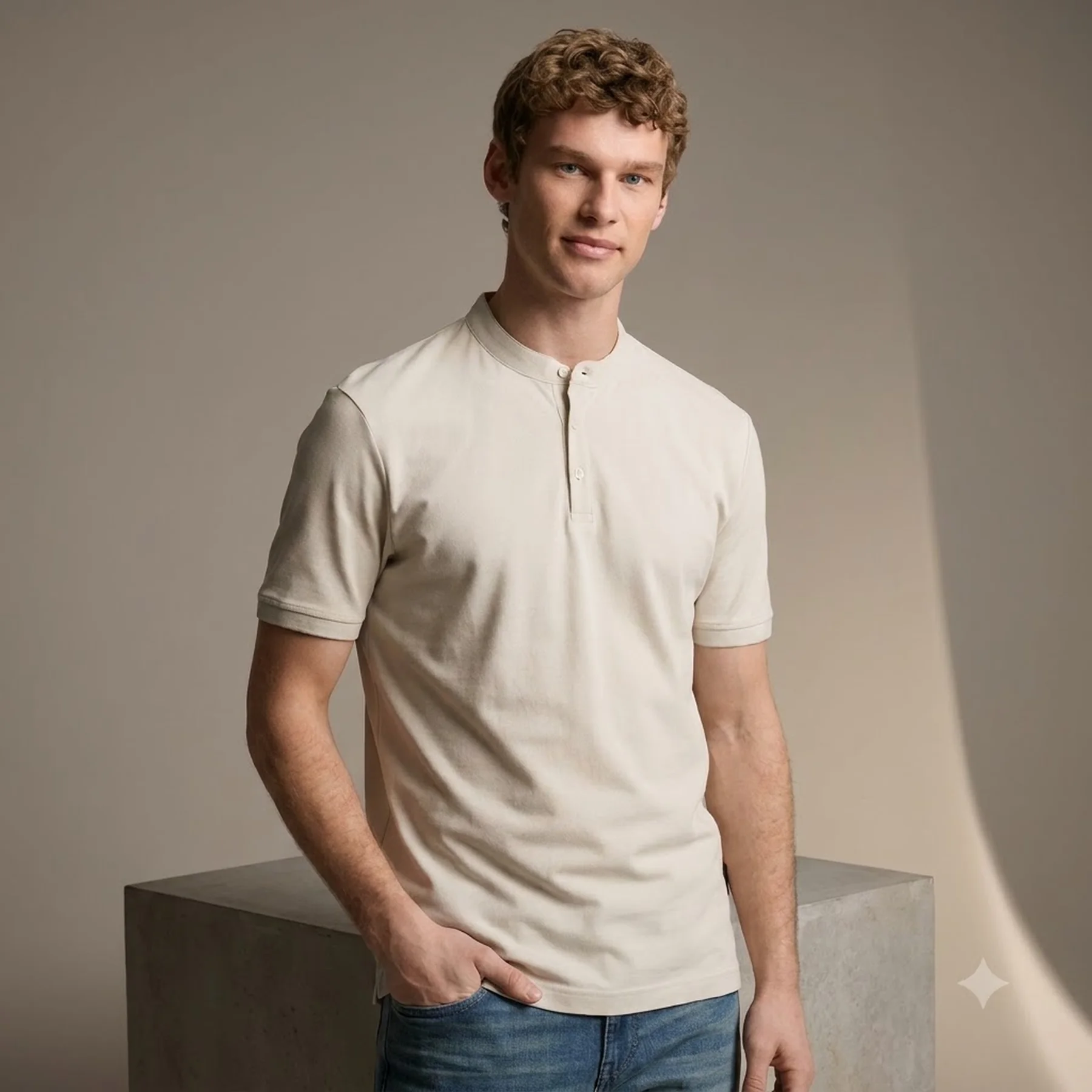 Поло polo shirt with stand-up collar 1050326-32257 Tom Tailor XXL Білий