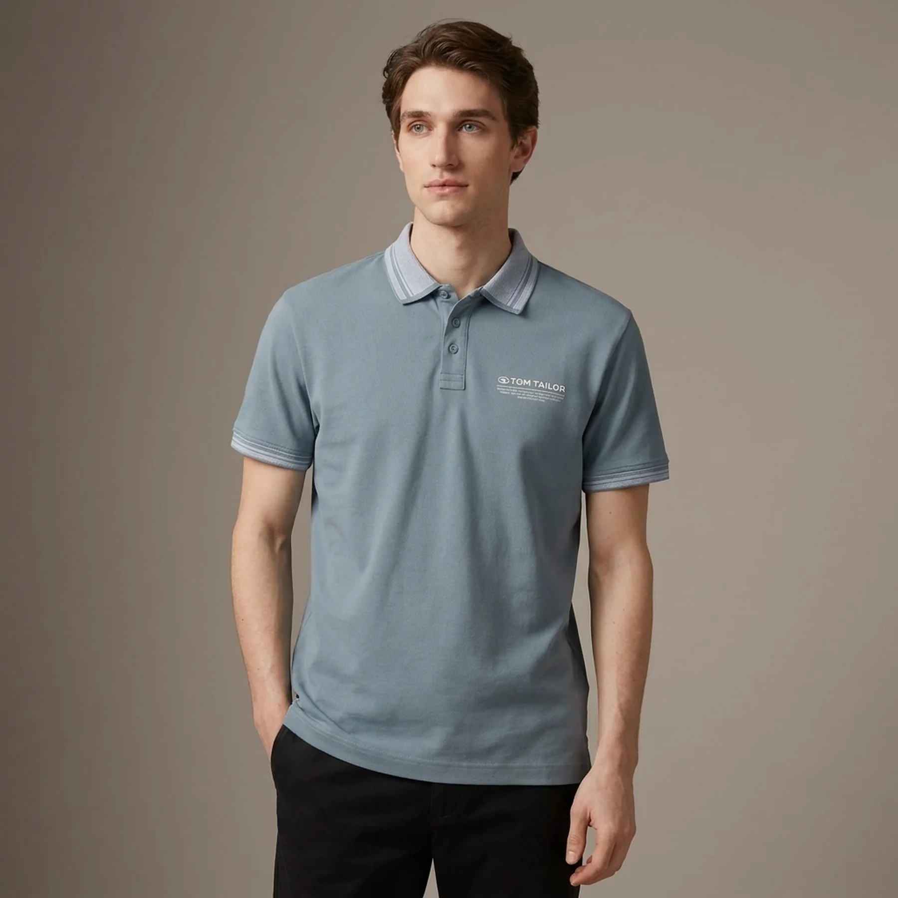Поло Shirts & Polo's 1040823-27475 Tom Tailor XXL Блакитний
