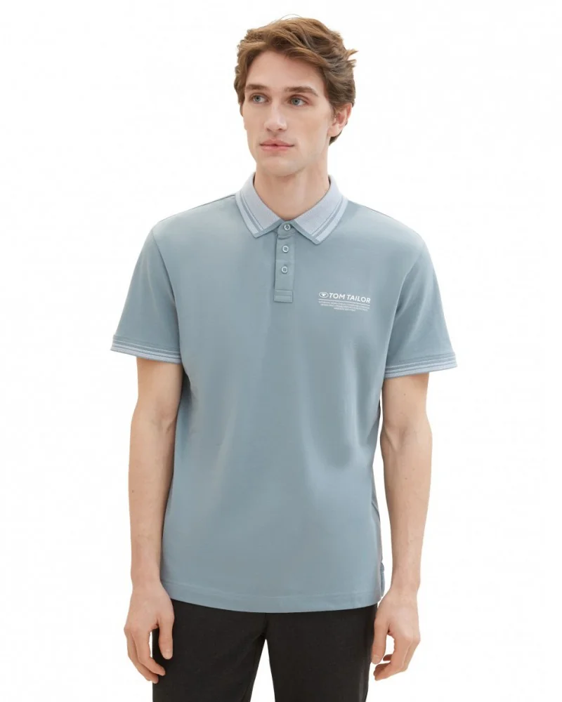 Поло Shirts & Polo's 1040823-27475 Tom Tailor XXL Блакитний