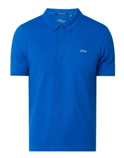 Поло T-shirt REGULAR FIT 13.1Q1.35.2843-5539 s.Oliver L Синій