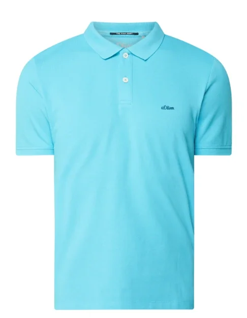 Поло T-shirt REGULAR FIT 13.1Q1.35.2843-6241 s.Oliver S Блакитний