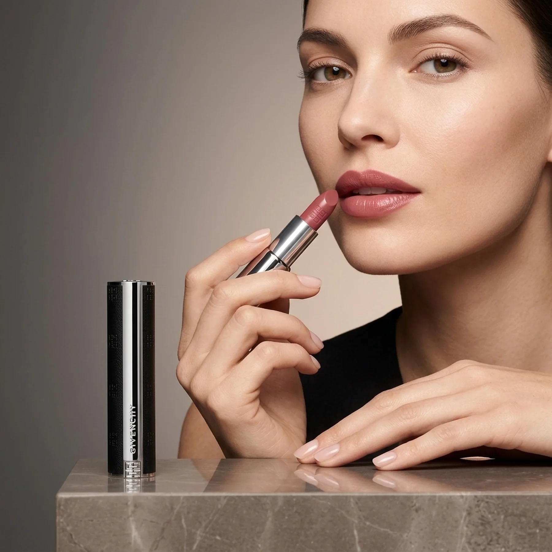 Помада Givenchy Le Rouge Interdit Satin Lipstick 227 Rose Infuse