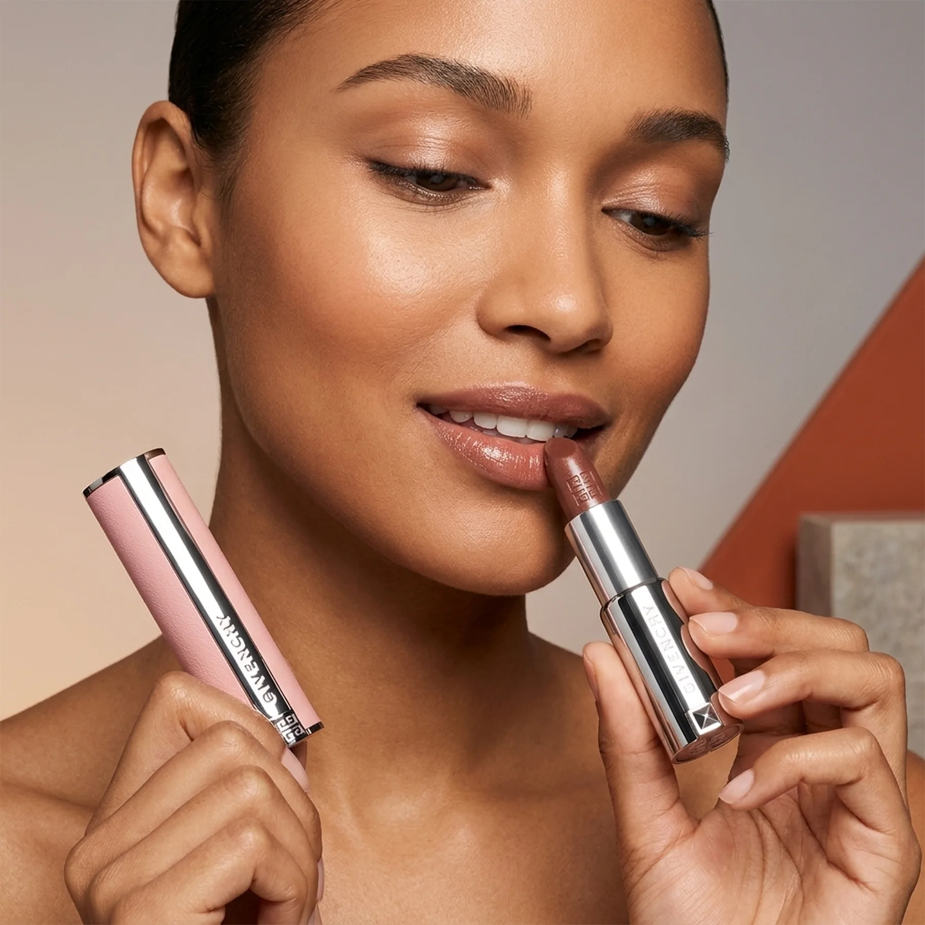 Помада Givenchy Rose Perfecto Shine Serum Lip Oil Stick 3.2 г 117 Chilling Brown