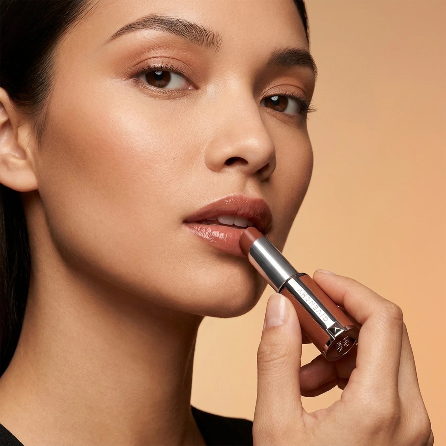 Помада Givenchy Rose Perfecto Shine Serum Lip Oil Stick 3.2 г 501 Spicy Brown