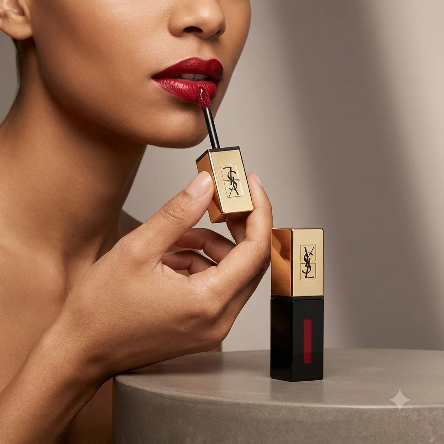 Помада Yves Saint Laurent The Inks Vinyl Cream High Shine Lip Stain 5.5 мл 416 Chili Provocation