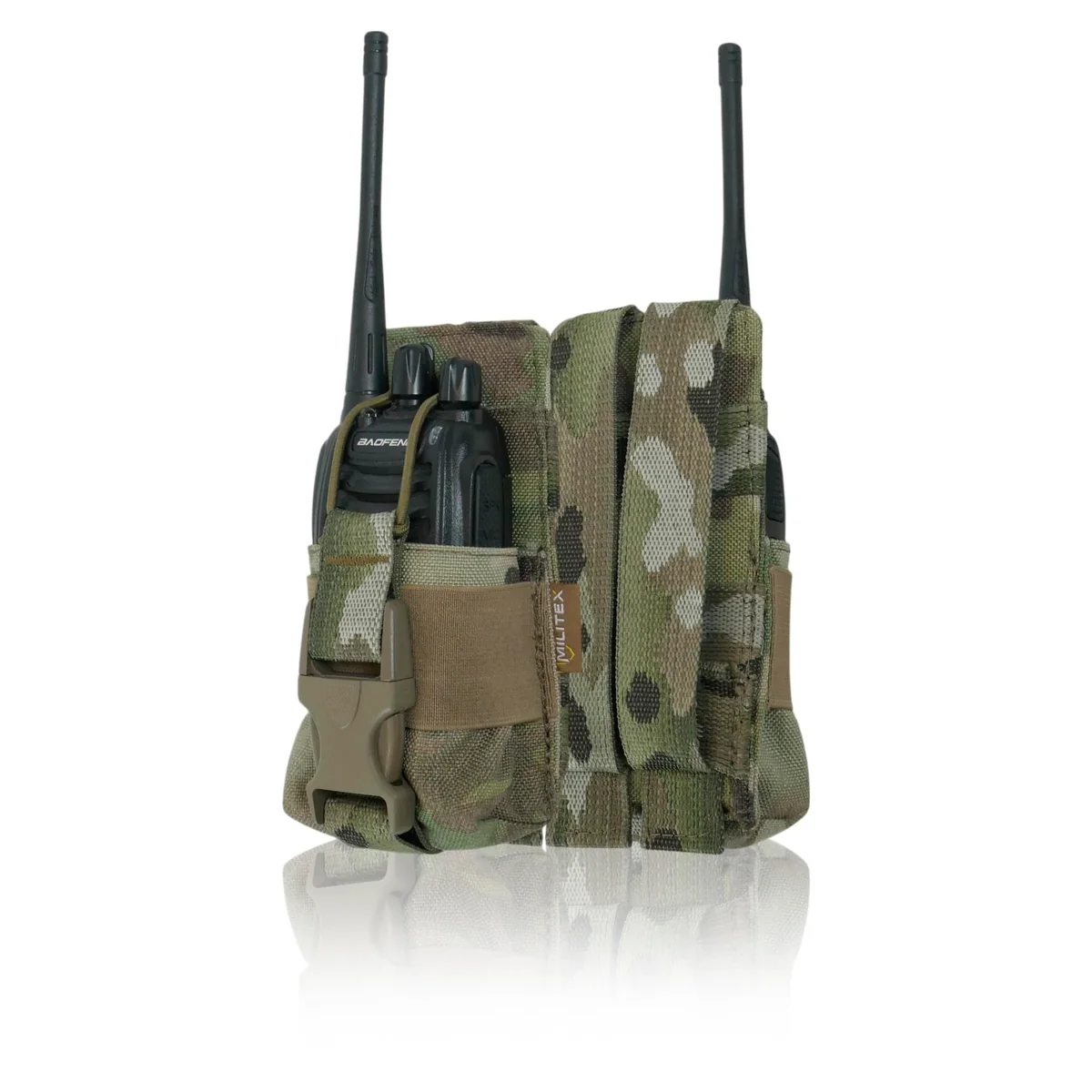 Посилений підсумок під рацію Militex Cordura original USA Мультикам з NIR-просоченням