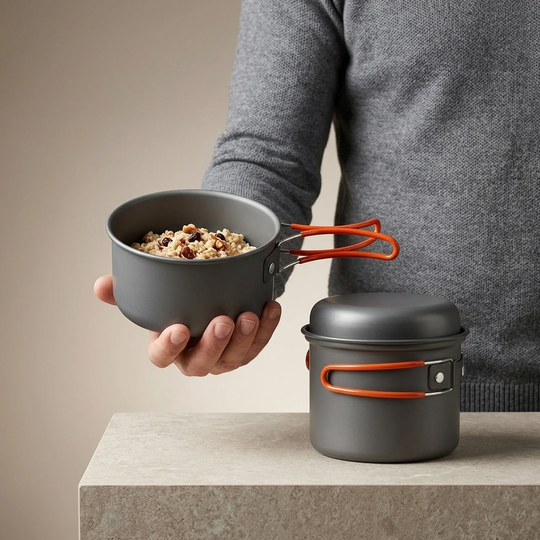 Посуд набір 2 предмети KOMBAT UK Anodised Cook Set