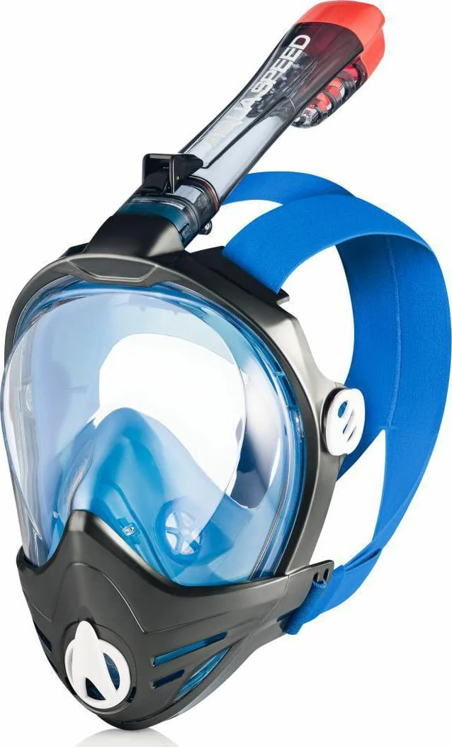 Повнолицьова маска Aqua Speed BRIZO 8739 синій S/M (227-01)