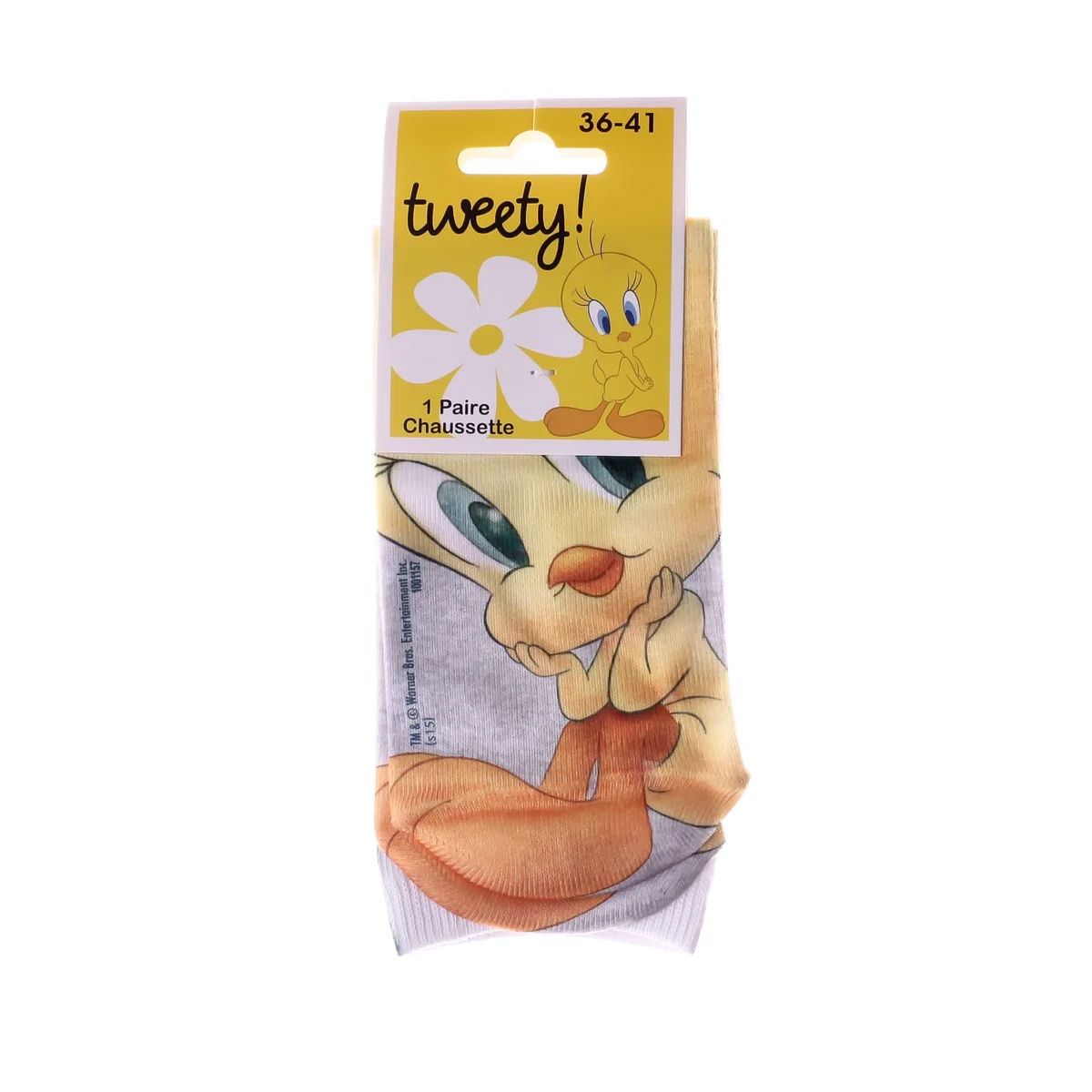 Шкарпетки LOONEY TUNES GROS MOTIF сірий Діт 36-41