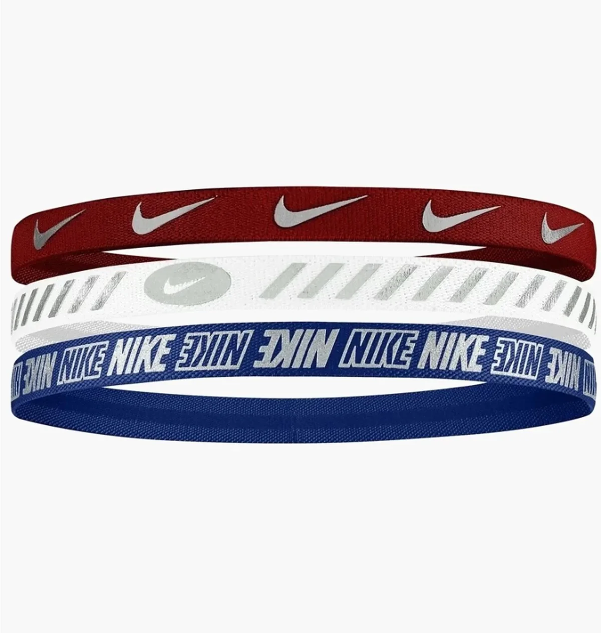 Nike Metallic Headbands 3 Pack - Гумки Для Волосся