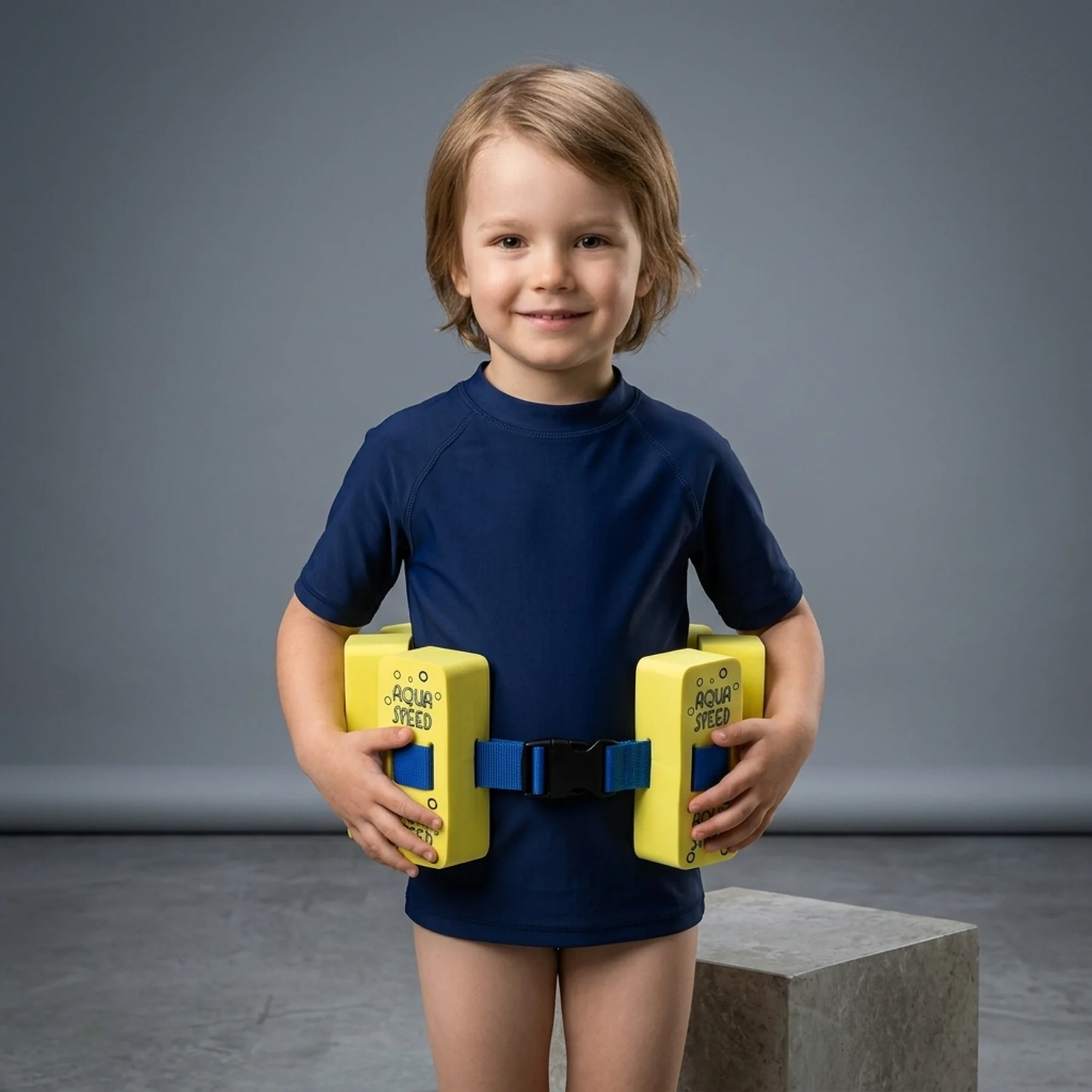 Пояс для плавання Aqua Speed KIDDIE II Octopus 3975 жовтий Діт 15-30кг