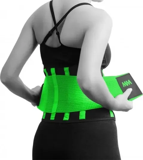 Пояс компресійний MadMax MFA-277 Slimming belt Black/neon green S