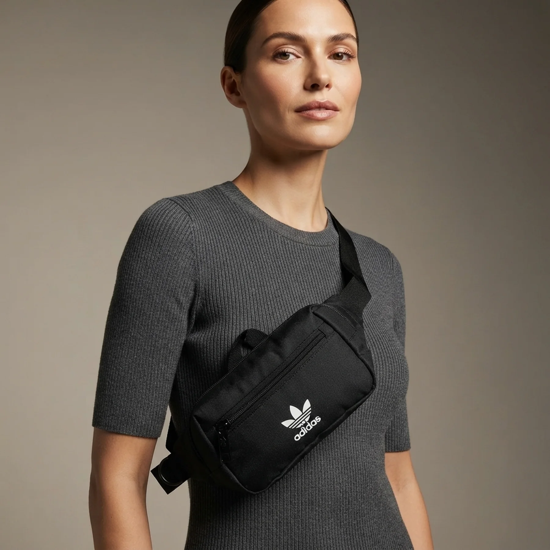 Поясна сумка Adidas бананка 1159851970 Чорний