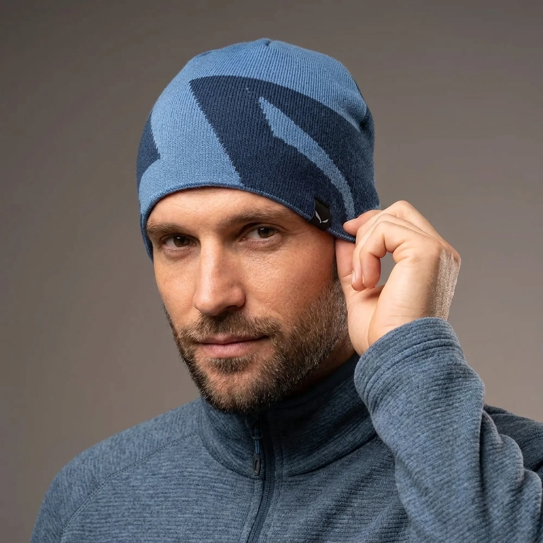 Шапка Salewa PURE REVERSIBLE AM BEANIE 28772 8671 - UNI58 - синій