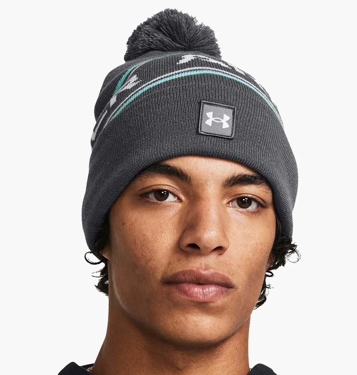 Шапка UA Men's Halftime Pom Beanie Under Armour OSFM