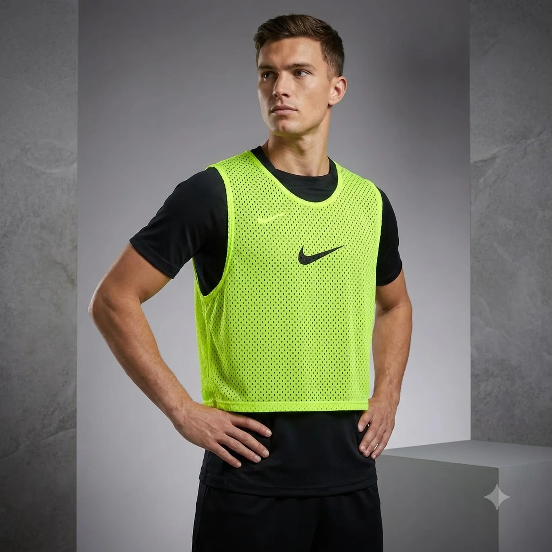 Спортивний топ унісекс Nike Df Park20bib Green (DV7425-702)