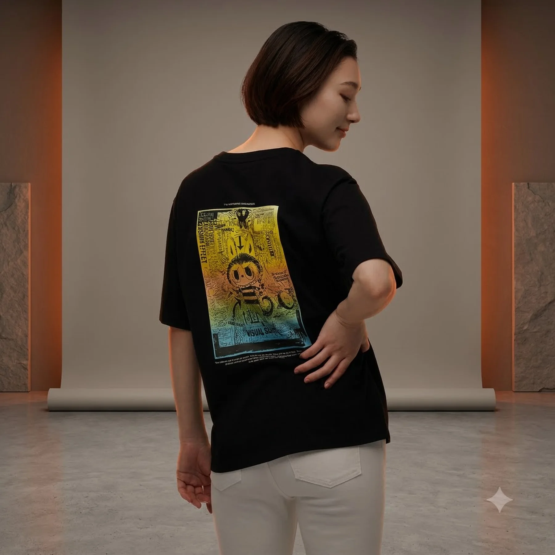 Футболка з принтом Labubu POP MART UT UNIQLO 1159855707