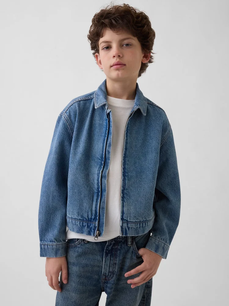 Джинсова куртка GAP на блискавці 1159859229