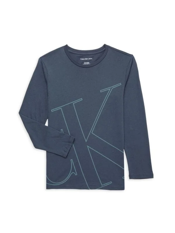 Дитячий лонгслів Calvin Klein з логотипом 1159809335