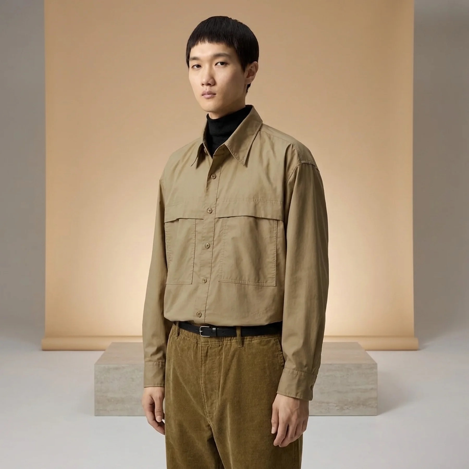 Легка куртка-сорочка Uniqlo на гудзиках 1159852570