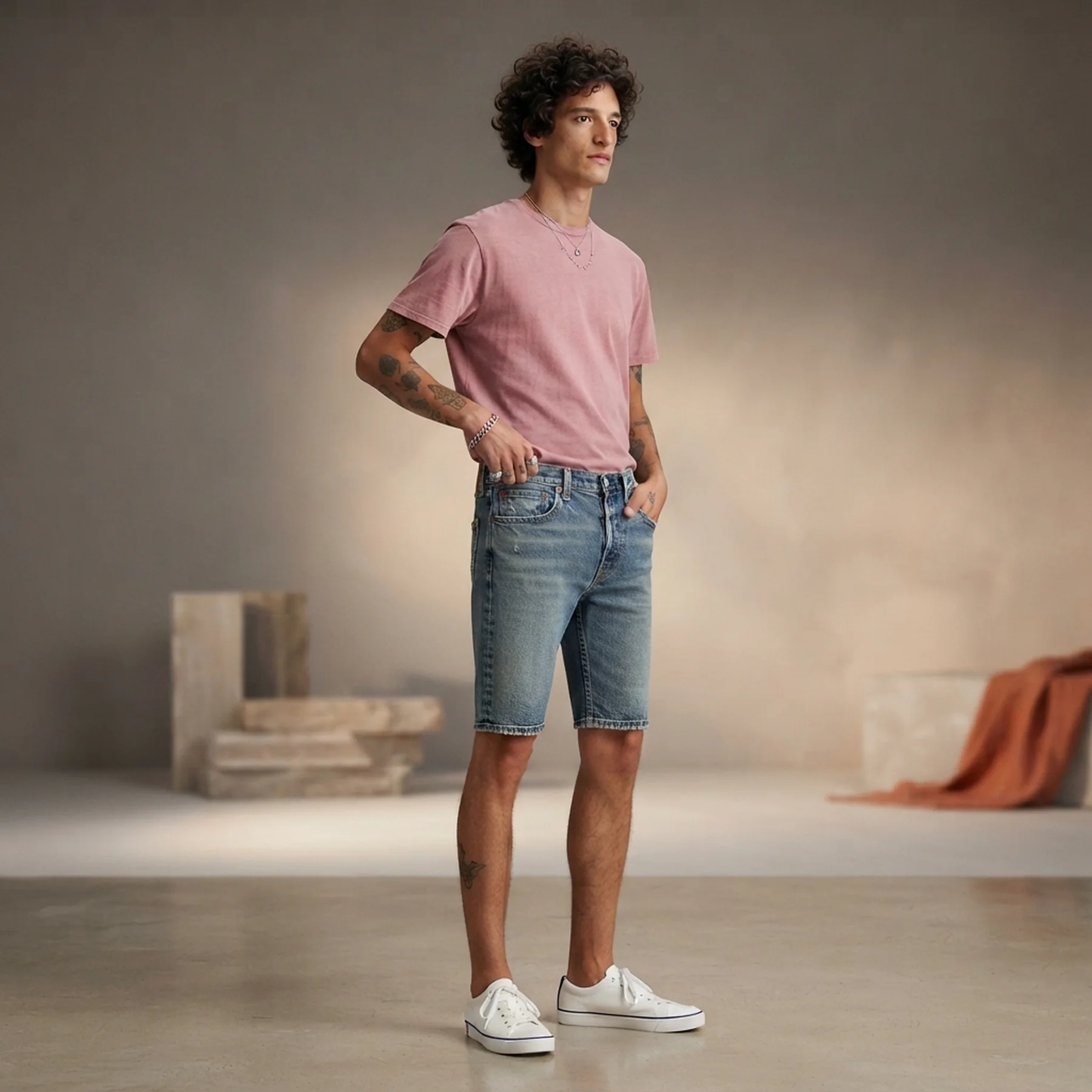 Джинсові шорти 412 Slim Fit Levi's 1159857469