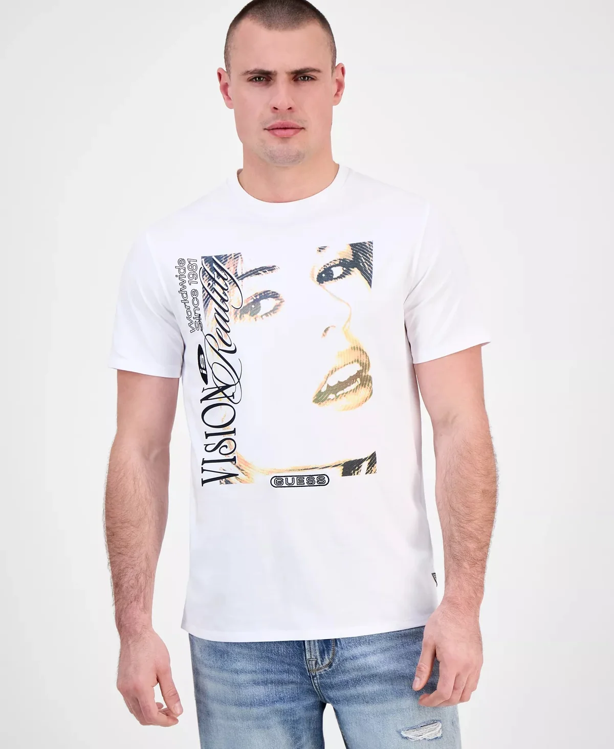 Чоловічі футболки Guess з принтом та вишивкою 1159857514