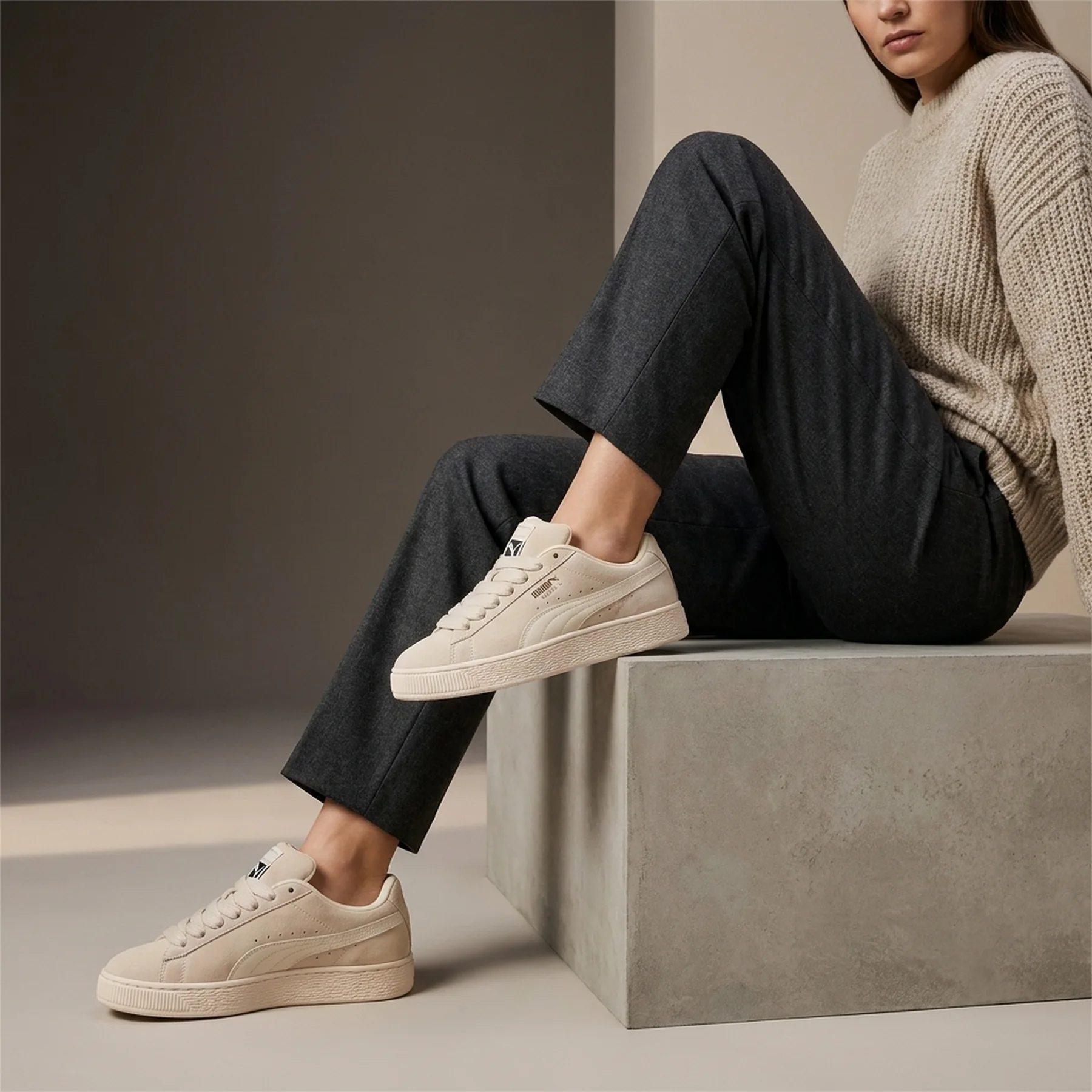 Кросівки жіночі Puma Suede Xl Beige (395205-54)