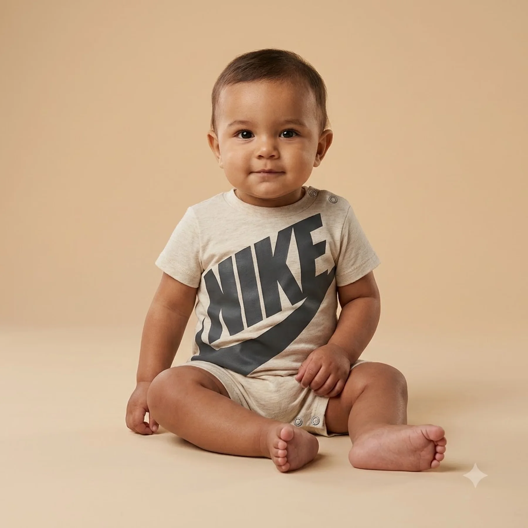 Спортивний костюм дитячий Nike Futura Romper Beige/Black (66D369-W67)