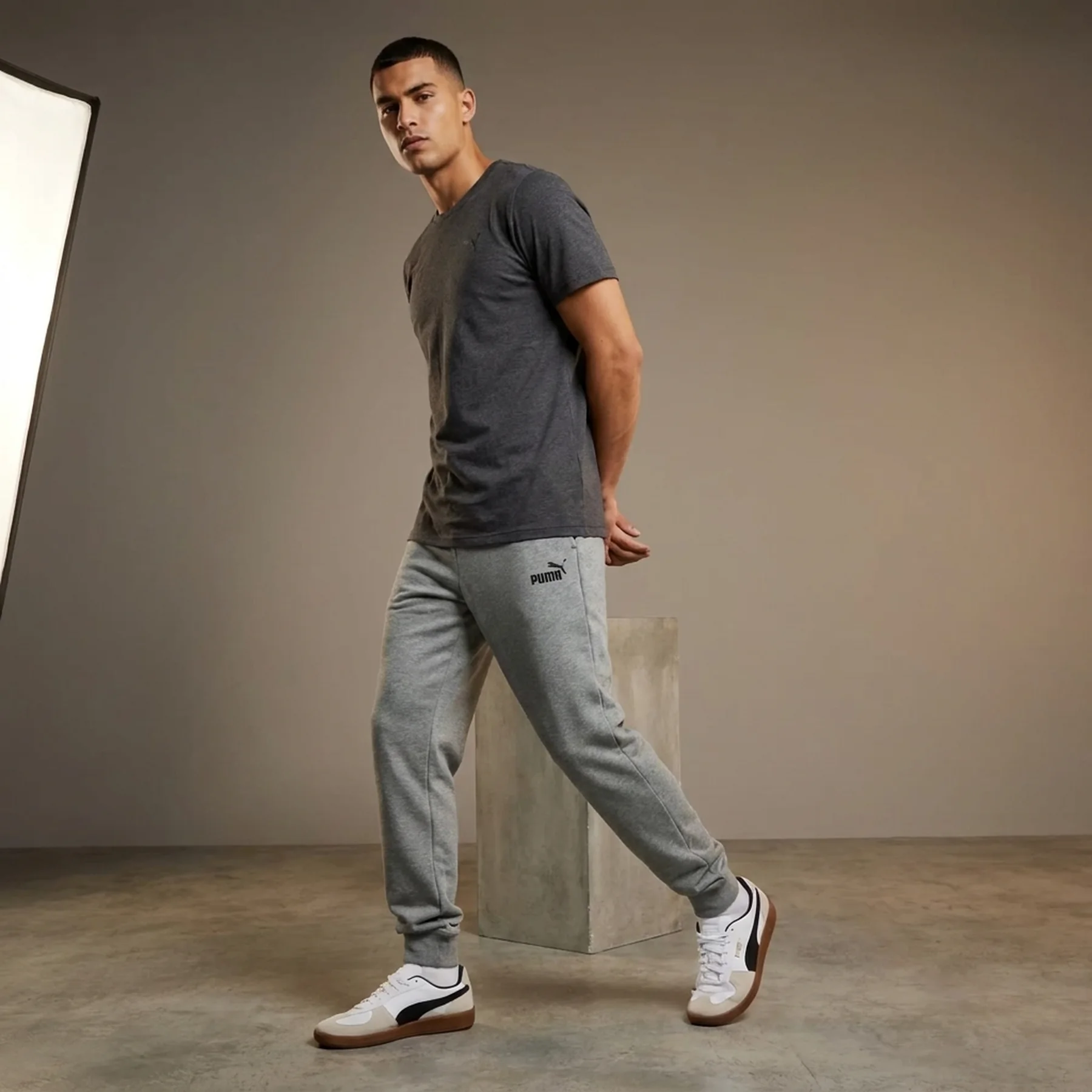 Спортивні штани ESS No. 1 Logo Sweatpants 68260803 Puma XXL Сірий