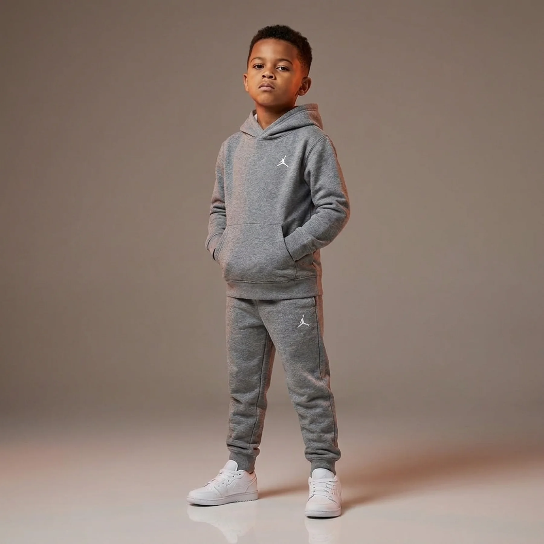 Спортивний костюм дитячий Jordan Tracksuit Kids Grey (85D326-GEH)