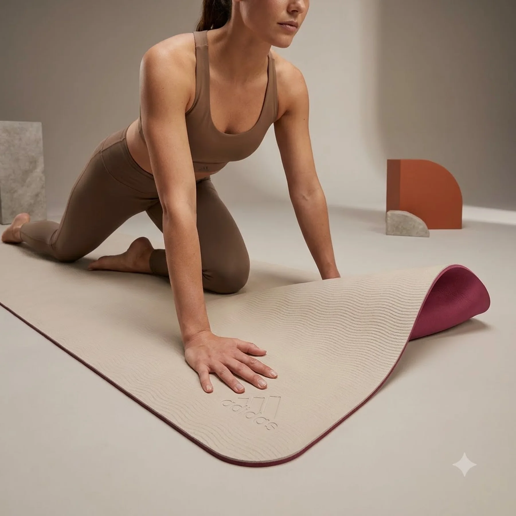 Килимок Adidas Double Sided Yoga Mat (ADYG-10400WP-NL)