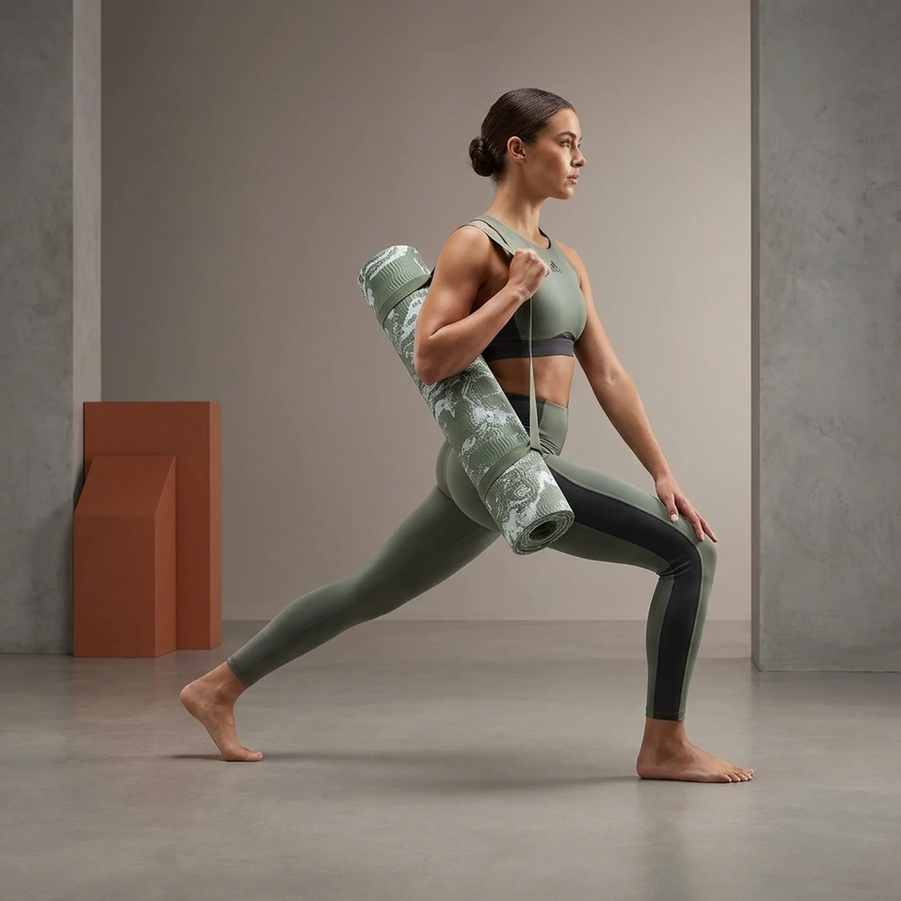 Килимок Adidas Camo Yoga Matte (ADYG-10500GN)