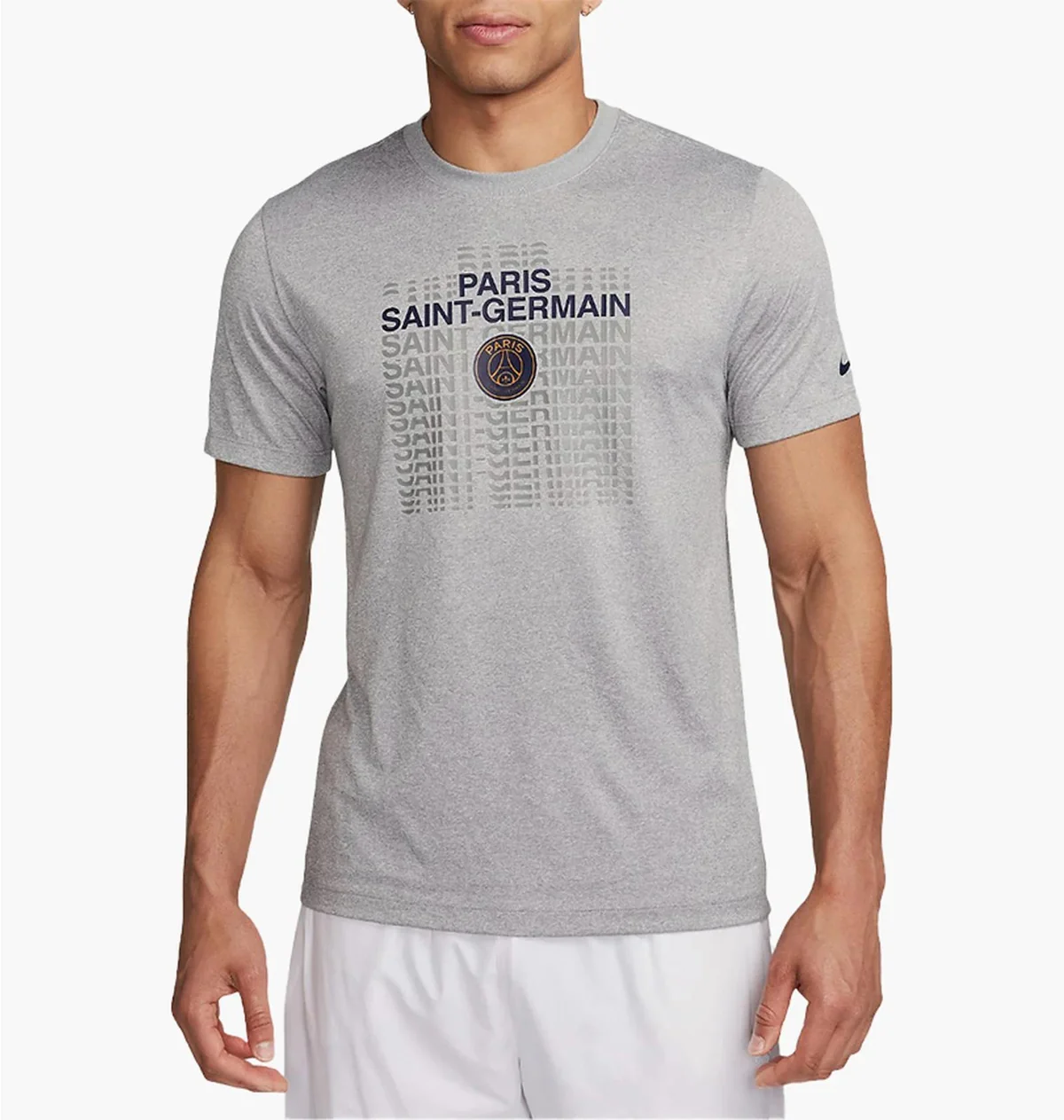 Футболка чоловіча Nike T-Shirt Psg M Nk Rlgd Tee Grey (FD1070-063)