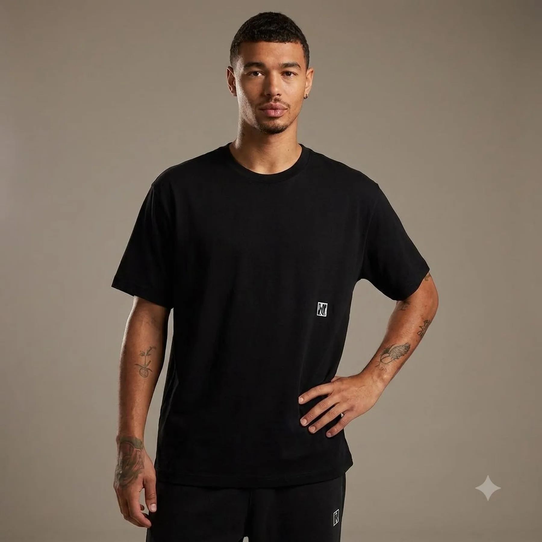 Футболка чоловіча Nike Gym Heritage Black (HJ3126-010)