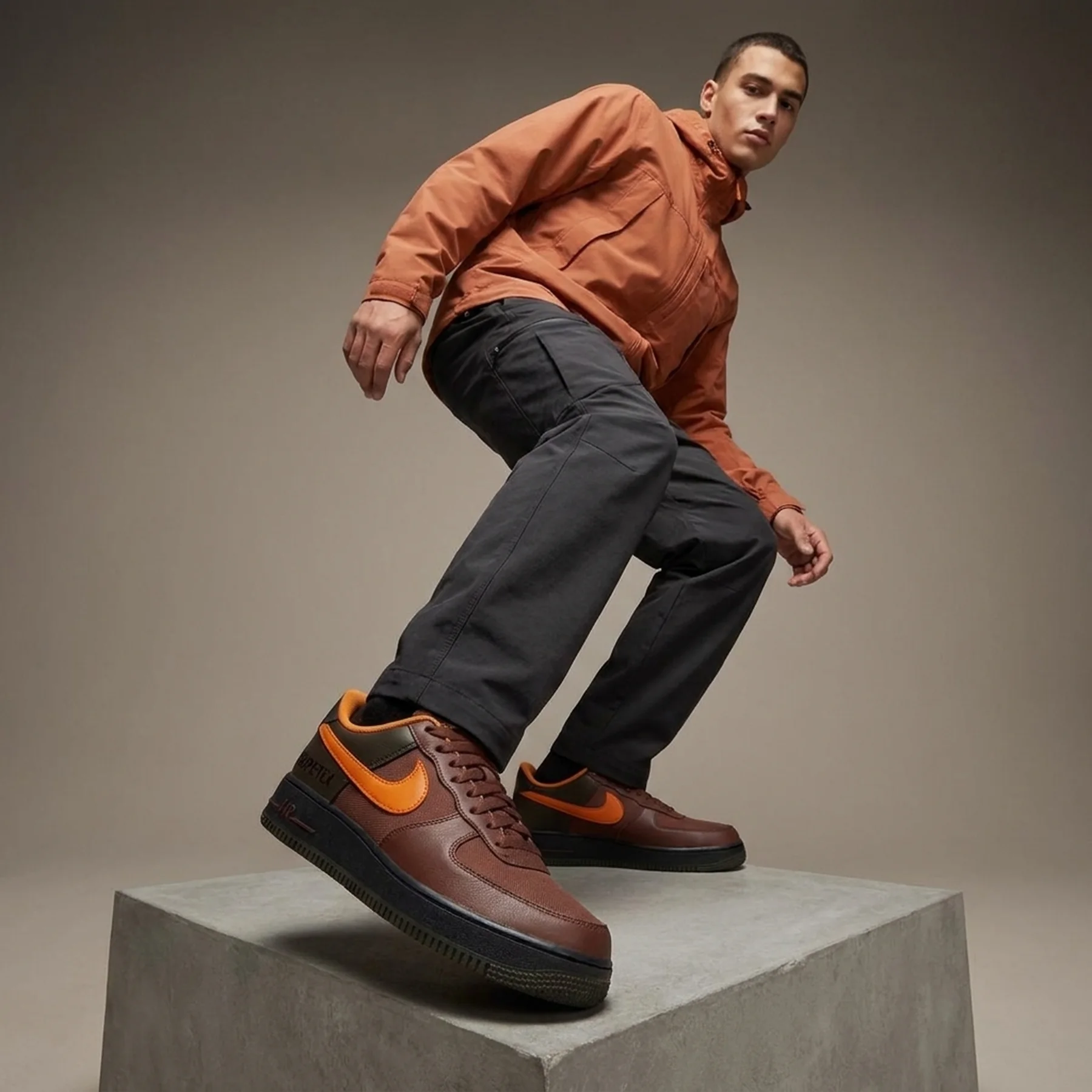 Кросівки чоловічі Nike Air Force 1 Low Gtx Brown (CK2630-201)